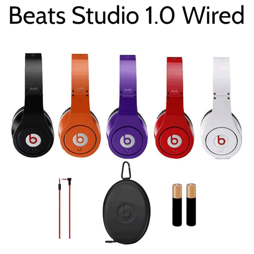 Beats by Dr. Dre Studio 1.0 Wired Headphones - Refurbished