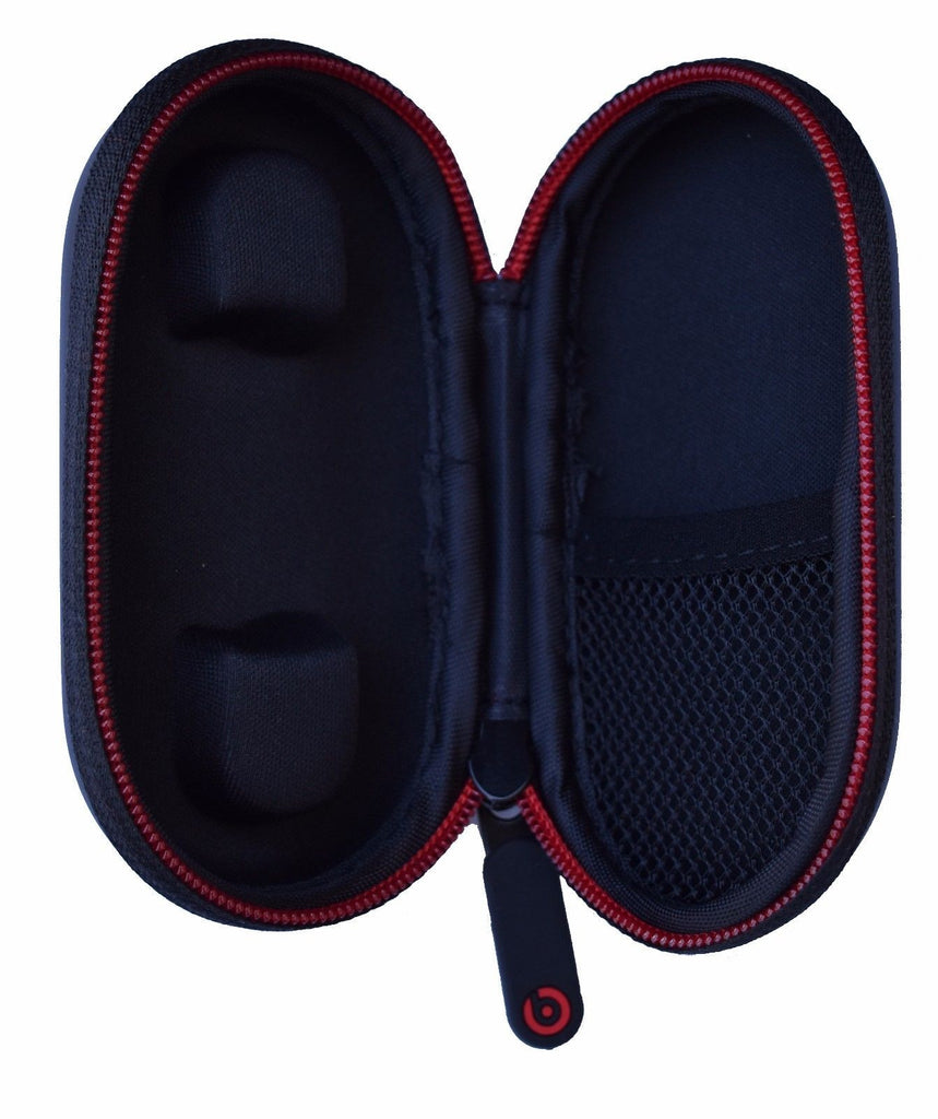 Beats By Dr. Dre Powerbeats Wired Earphones Leather Zipper Case Acce