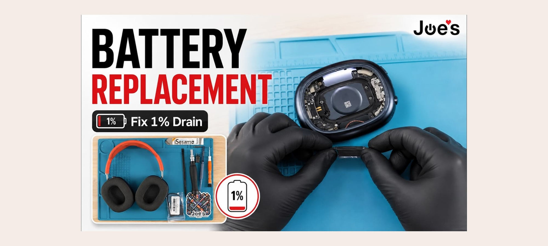 Apple AirPods Max Battery Replacement Thumbnail