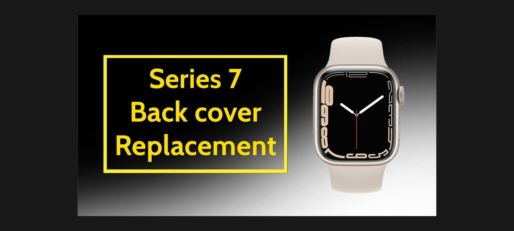 Apple Watch Series 7 Back Cover Replacement Thumbnail
