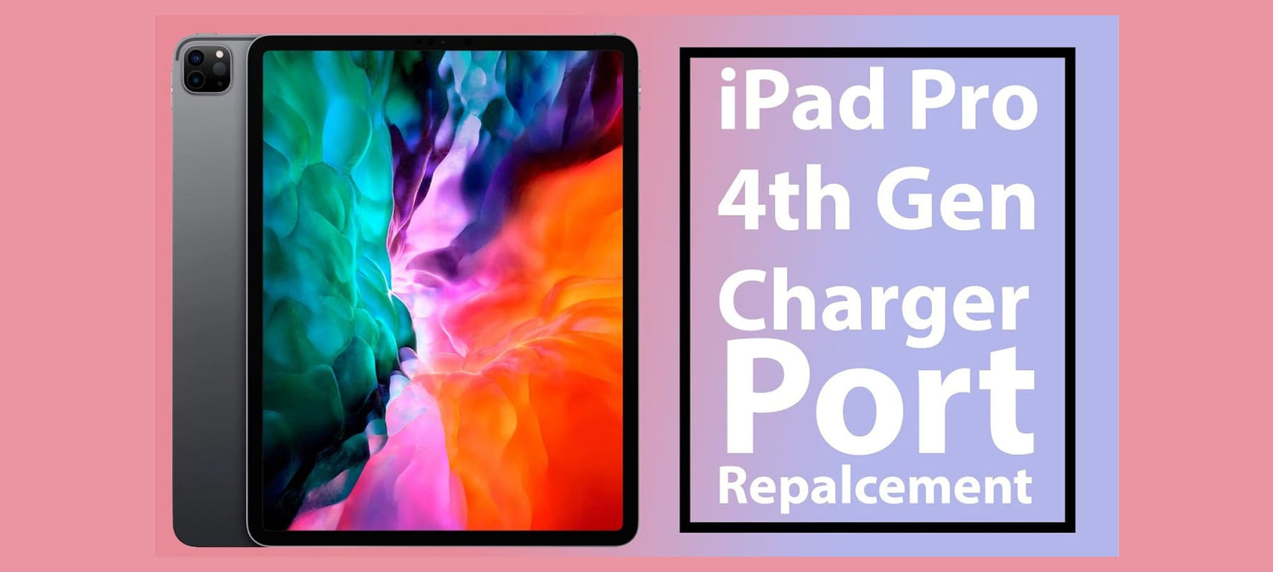 Apple iPad Pro 12.9-Inch 2018 2020 3rd 4th Gen USB-C Charger Port Replacement Thumbnail