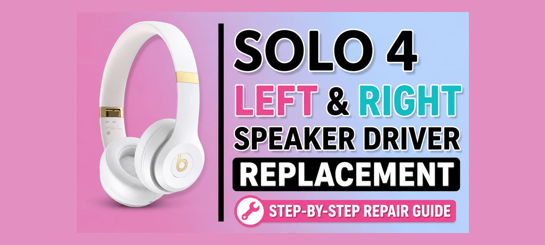 Beats Solo 4 Speaker Driver Replacement Thumbnail
