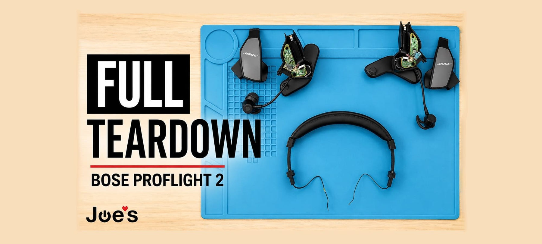 Bose ProFlight Series 2 Aviation Headsets Teardown Thumbnail