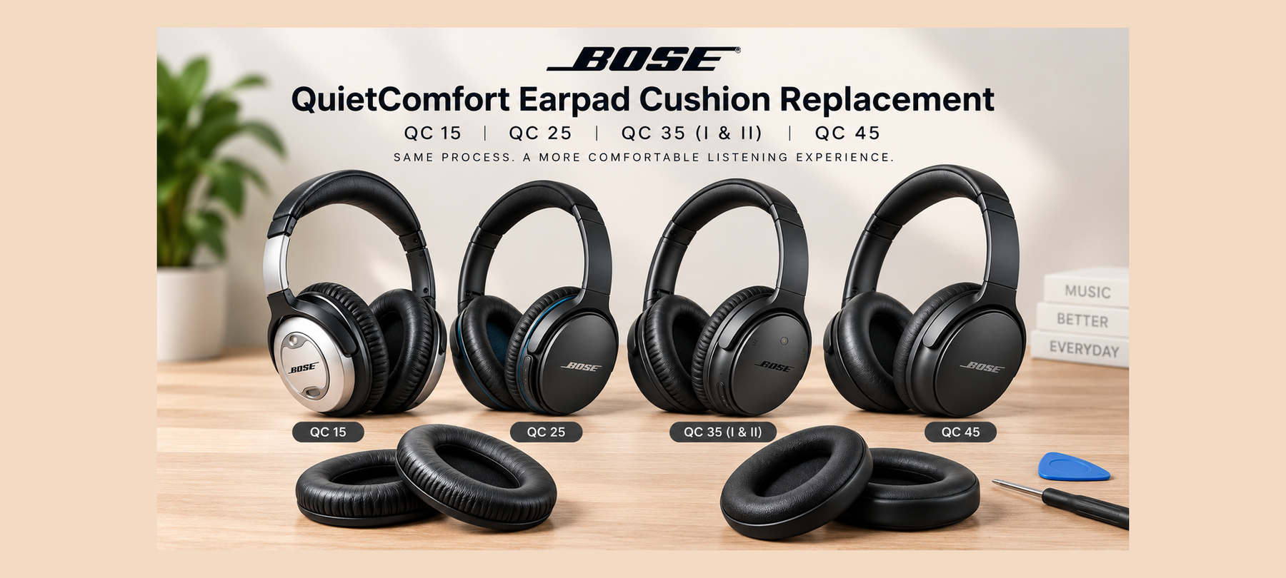 Bose QuietComfort Earpad Cushion Replacement Thumbnail