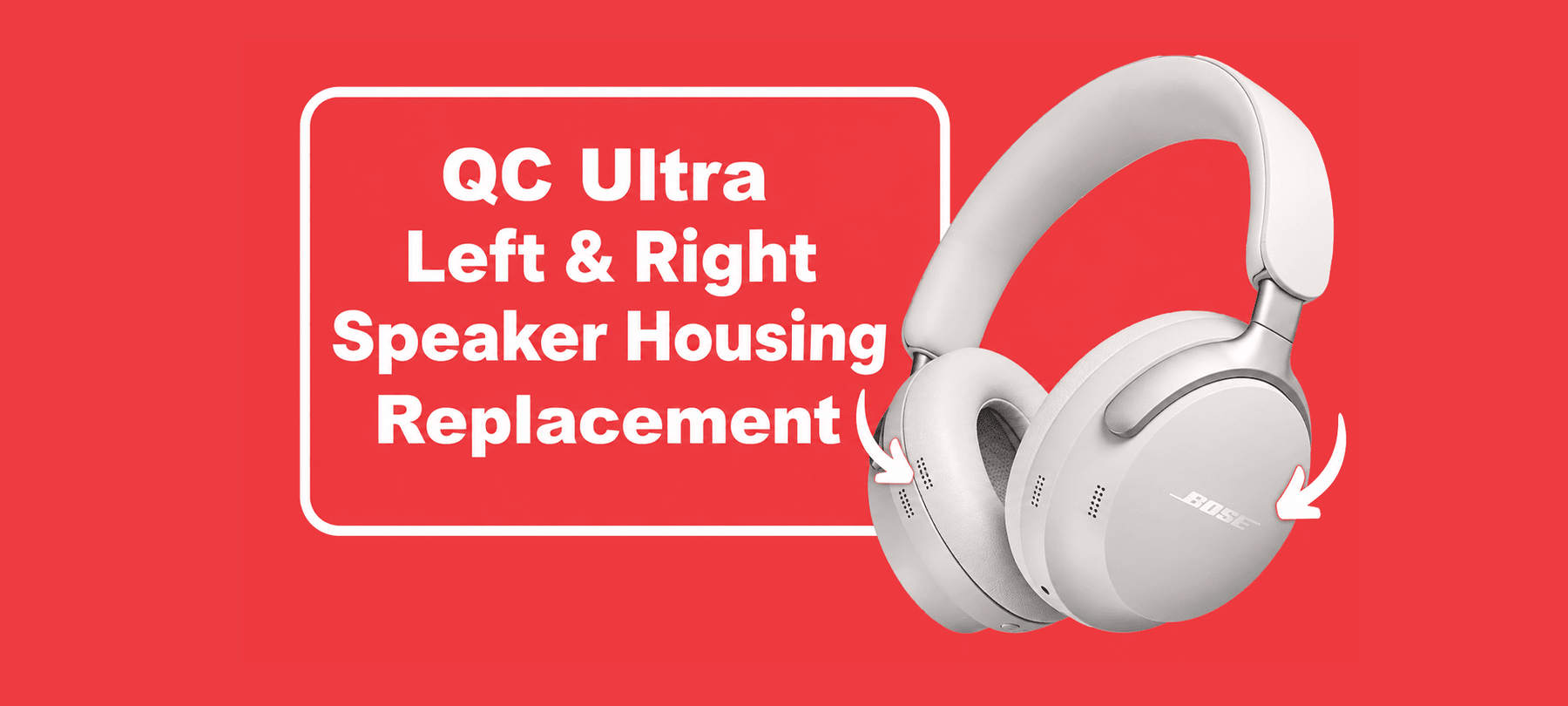 Bose QuietComfort (QC) 35 Left and Right Speaker Housing Replacement Thumbnail
