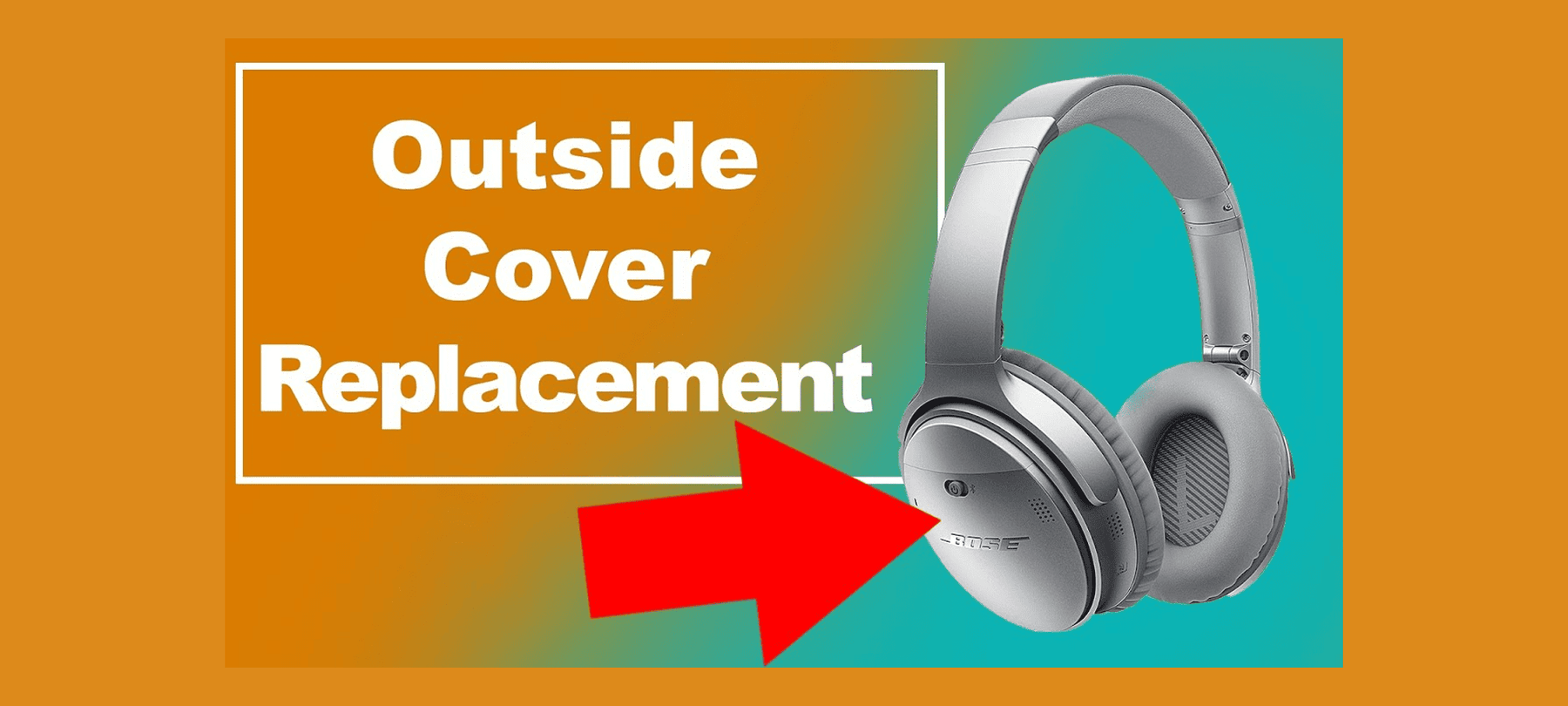 Bose QuietComfort (QC) 35 Outer Earcup Housing Cover Replacement Thumbnail