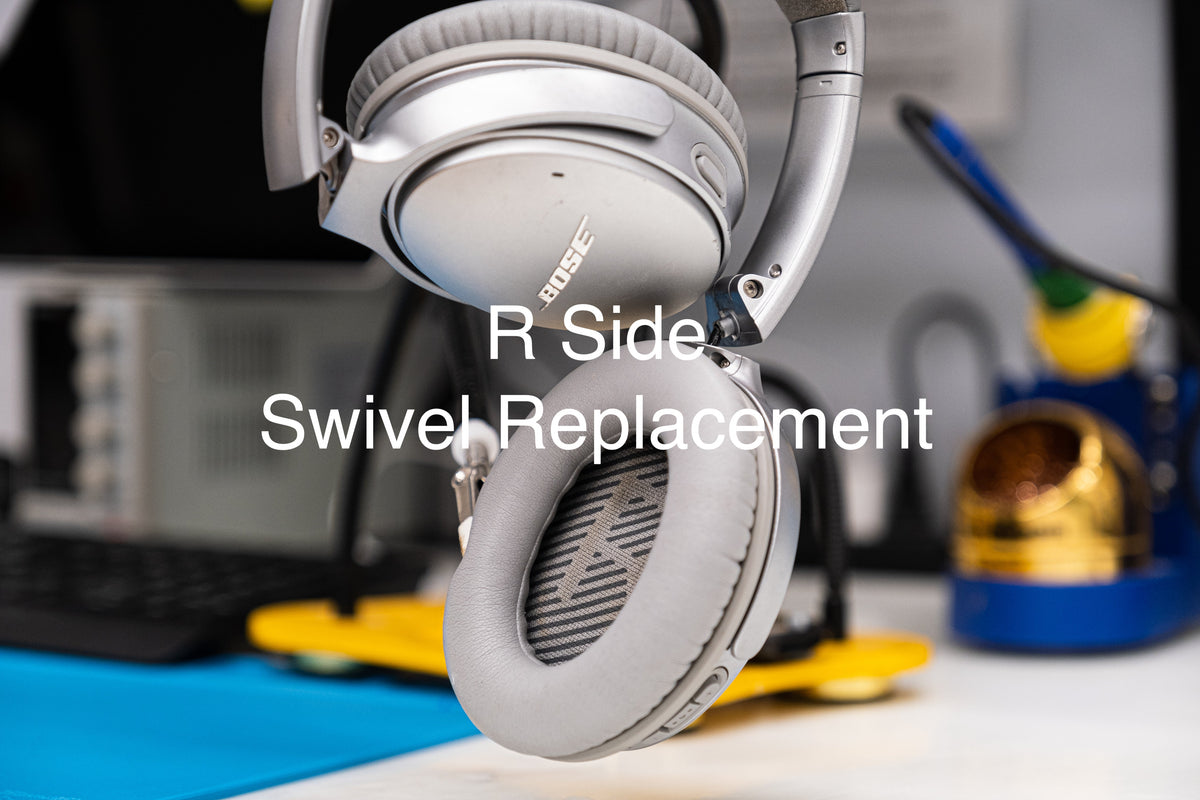 How to Replace Bose QC35 I and II Right Side Metal Hinge Swivel