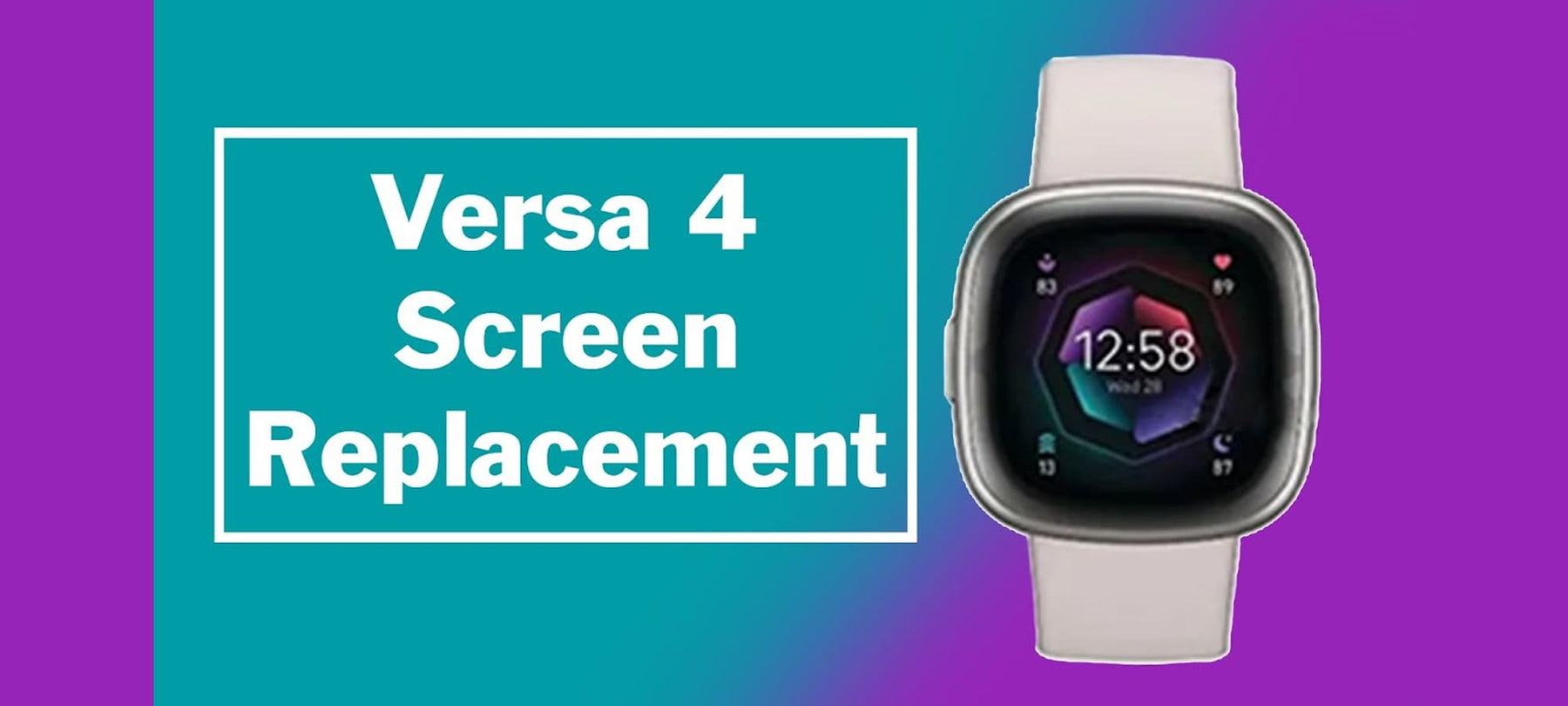 Fitbit Versa 4 FB523 Fitness Tracker Screen Replacement Thumbnail