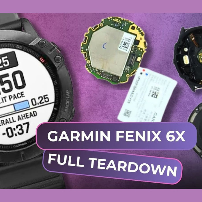 Garmin Fenix 6X (Pro, Solar, Sapphire) Full Teardown Thumbnail
