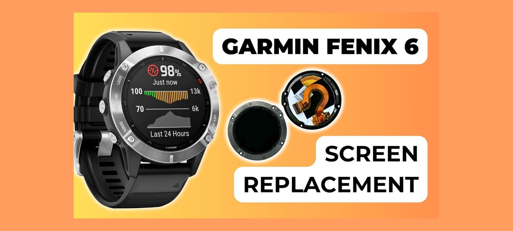 Garmin Fenix 6 Screen Replacement Thumbnail