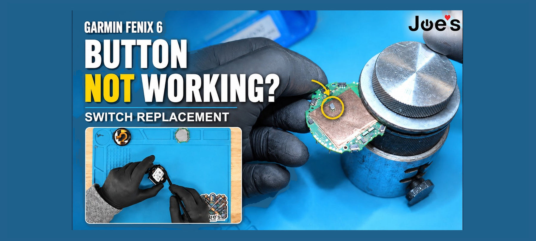 Garmin Fenix Tactile Button Replacement Thumbnail