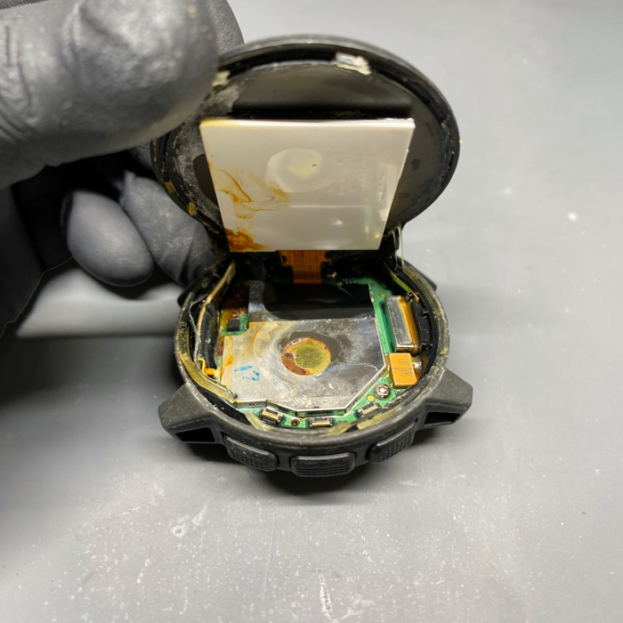 Garmin Instinct smartwatch with water damage sent to Joe's GE Repair Center