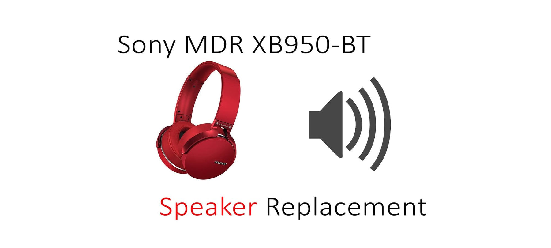 Sony MDR-XB950-BT Speaker Driver Replacement Thumbnail