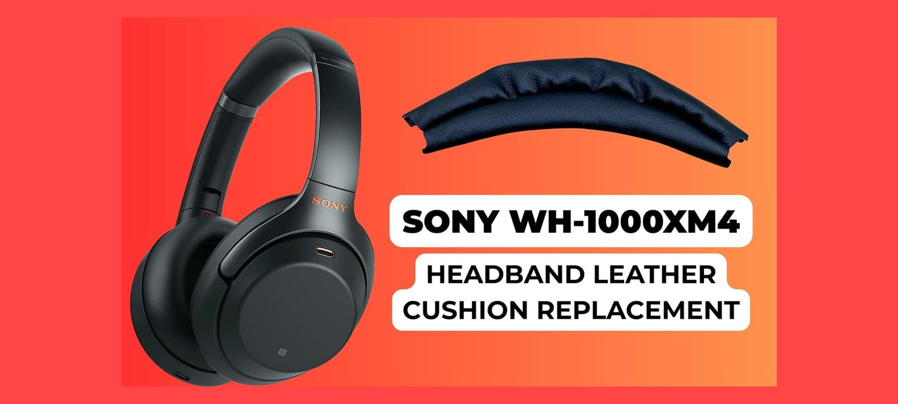 Sony WH-1000XM4 Leather Headband Cover Replacement Thumbnail