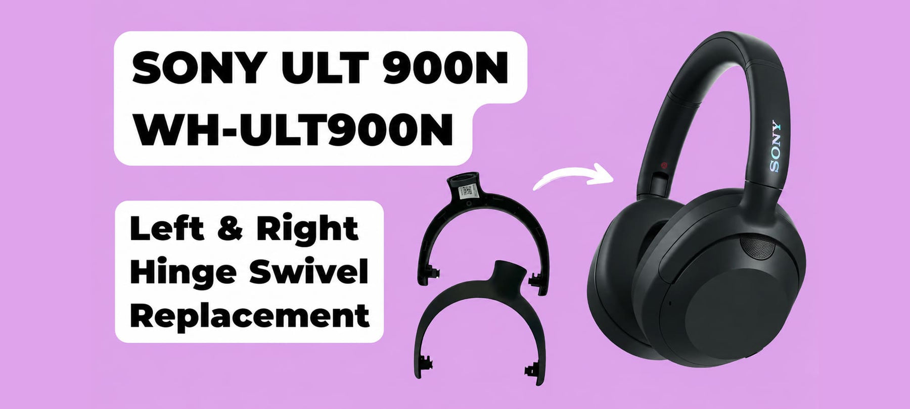 Sony WH-ULT900N Left and Right Hinge Swivel Replacement Thumbnail