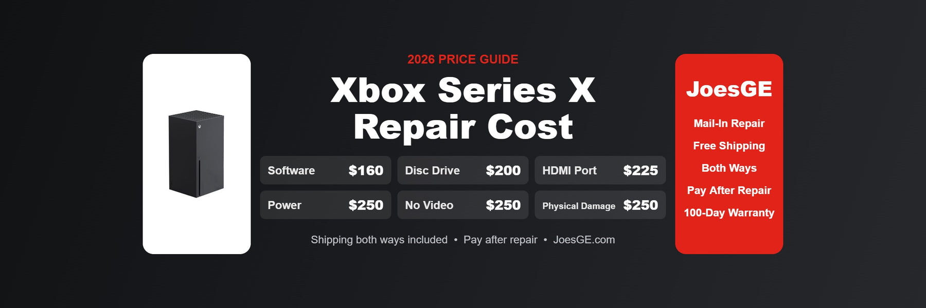Xbox Series X Repair Cost in 2026: Prices for Every Common Repair