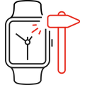 Apple Watch Series 8 Cracked Or Broken LCD Screen Display Repair