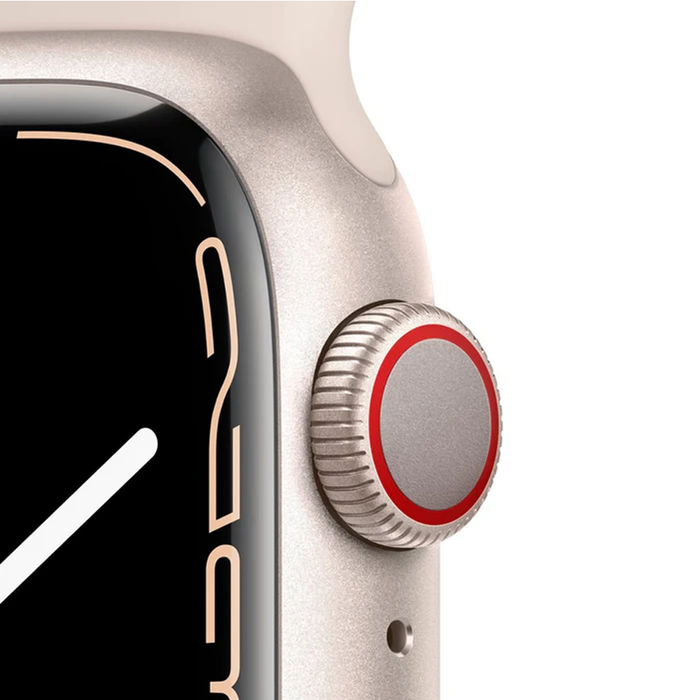 Apple Watch Series 7 (GPS + LTE) 41mm Aluminum Case (Starlight) - Refurbished