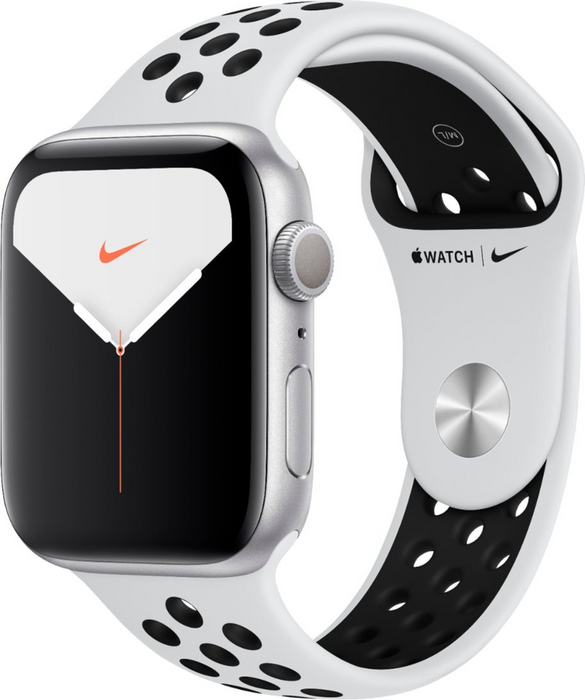 Apple Watch Nike Series 5 (GPS) 44mm Aluminum Case (Silver) - Refurbished