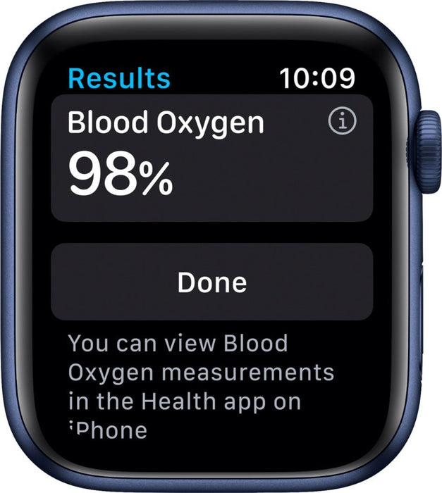 Apple Watch Series 6 (GPS + Cellular) 44mm Aluminum Case (Blue) - Refurbished