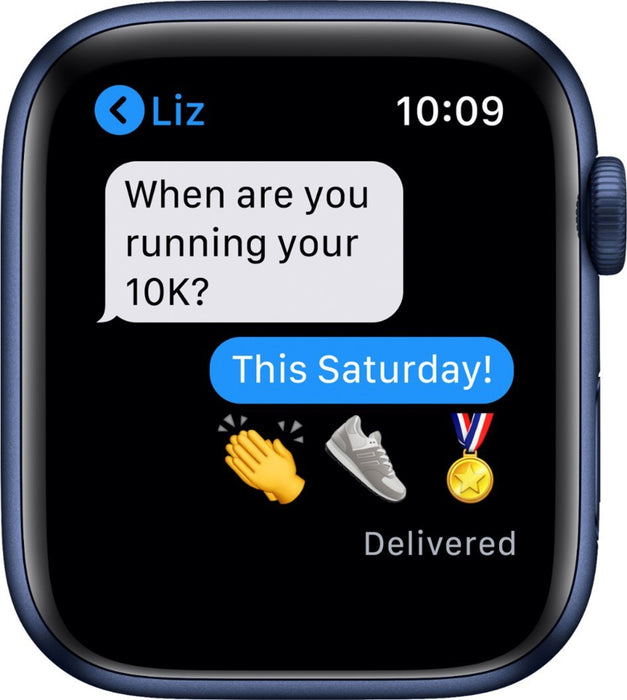Apple Watch Series 6 (GPS + Cellular) 44mm Aluminum Case (Blue) - Refurbished