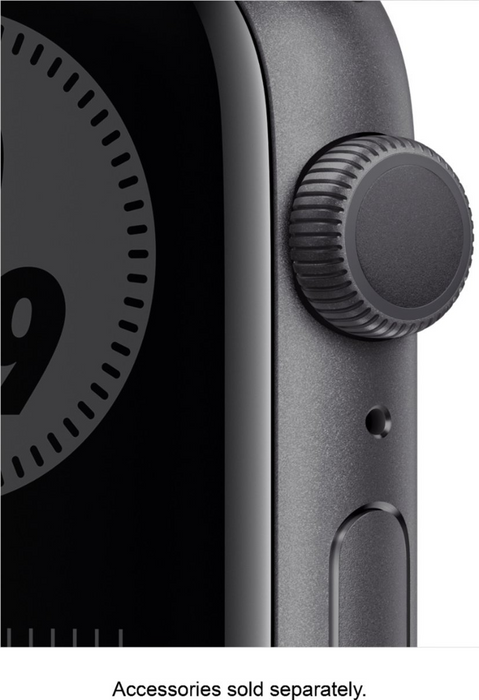 Apple Watch Nike Series 6 (GPS) 44mm Aluminum Case (Space Gray) - Refurbished