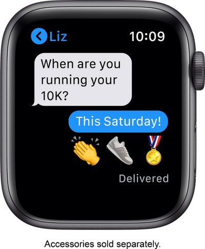 Apple Watch Nike Series 6 (GPS) 44mm Aluminum Case (Space Gray) - Refurbished