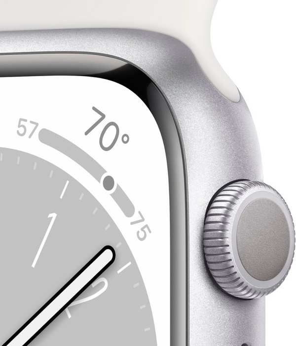 Apple Watch Series 8 (GPS) 41mm Aluminum Case (Silver) - Refurbished
