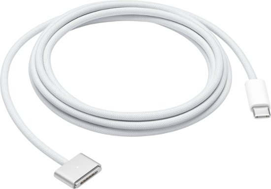 Apple 6.6' (2M) USB-C to MagSafe 3 Charging Cable for MacBook Pro (White) - Accessories