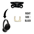 Sony WH-1000XM4 Plastic Swivel Copy New + U Metal Grove [Right] (Black) - Kit