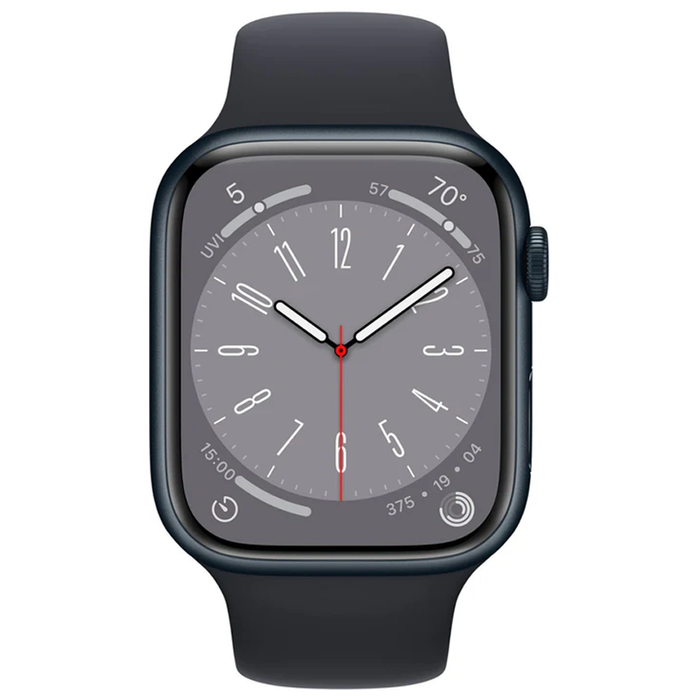 Apple Watch Series 8 (GPS) 45mm Aluminum Case (Midnight) - Refurbished