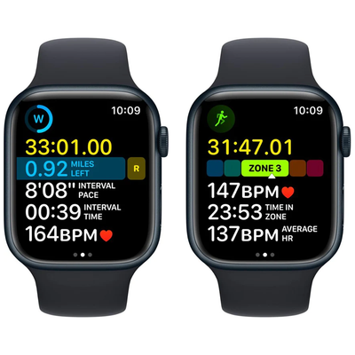 Apple Watch Series 8 (GPS) 45mm Aluminum Case (Midnight) - Refurbished