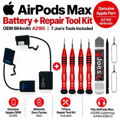 Apple AirPods Max A2096 Battery 664mAh + Tool Kit New OEM Replacement Parts