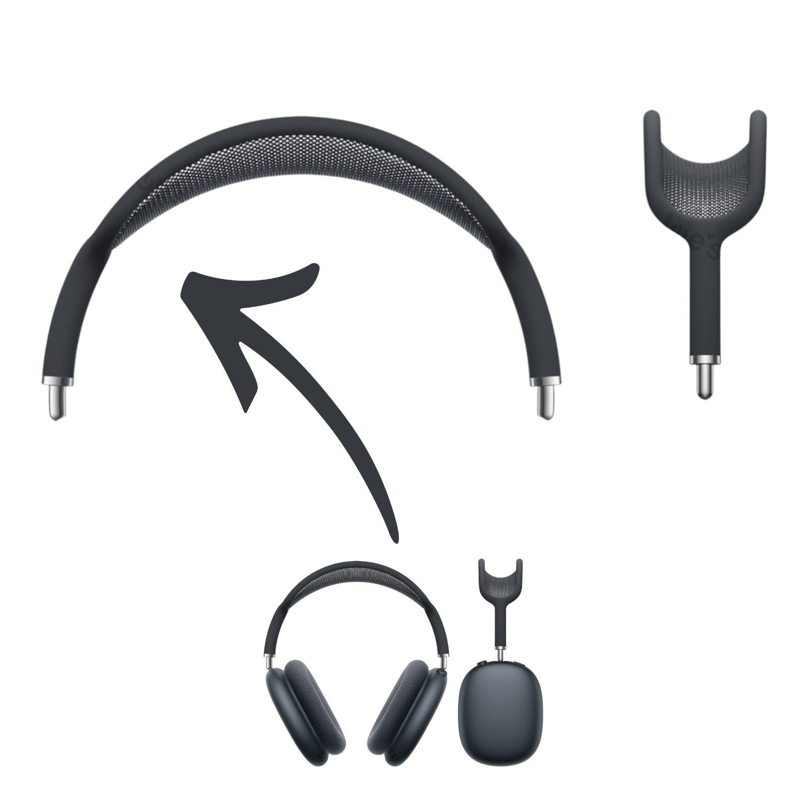 Apple AirPods Max Wireless Headphones Headband Arch Replacements