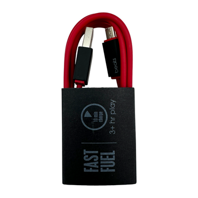 Beats Micro-USB Charger Cable 1M / 3.3 ft Replacement (Black or Red) - Accessories