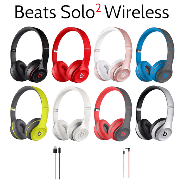 Beats by Dr. Dre Solo 2 Wireless On-Ear Headphones - Refurbished Beats by Dr. Dre Solo 2 Wireless On-Ear Headphones - Refurbished