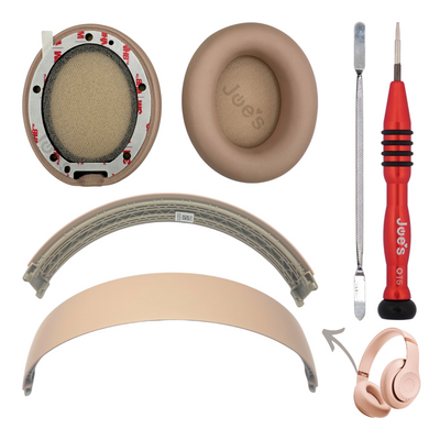 Beats By Dre Studio Pro Wireless Headband Arch + Ear Pad Cushions Replacement (New) - Parts