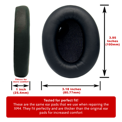 Sony Headphones WH-1000XM4 XM4 Ear Pad Cushions Replacements + Pry Tool - Parts