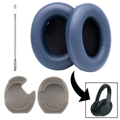 Sony Headphones WH-1000XM4 XM4 Ear Pad Cushions Replacements + Pry Tool - Parts