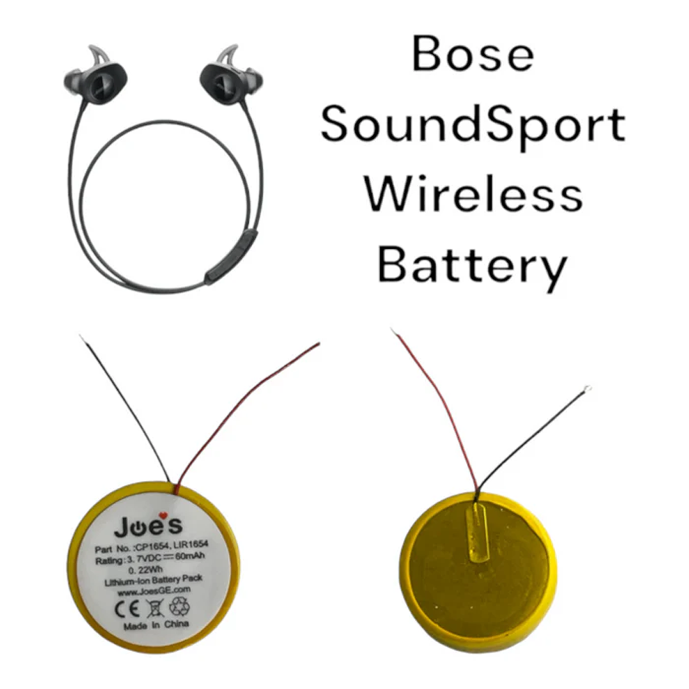 Bose Sport Earbuds lithium ion polymer battery replacement diagram with tools