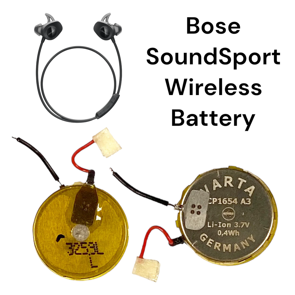 Bose SoundSport Wireless LiIon Battery Replacement (New) Parts — Joe