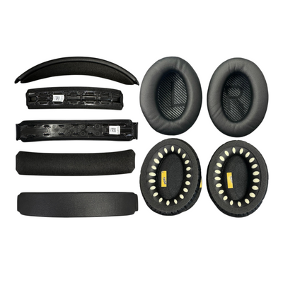 Bose QC35 QC35 II Headband Cushion Clip-On Replacement + Genuine Ear Pads