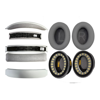 Bose QC35 QC35 II Headband Cushion Clip-On Replacement + Genuine Ear Pads Parts