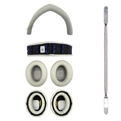 Bose QC Ultra OEM Headband Cushion + Ear Pads + Pry Tool Kit Replacement Parts