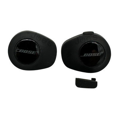 Bose SoundSport Wireless Outside Rubber Cover Replacement Left and Right Side Bundle Black