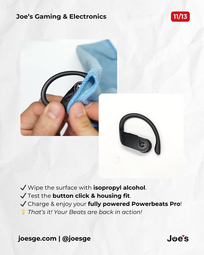 Beats By Dre Powerbeats Pro Earphones Round Battery Replacement (New) - Parts