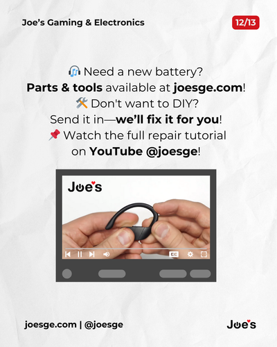 Beats By Dre Powerbeats Pro Earphones Round Battery Replacement (New) - Parts