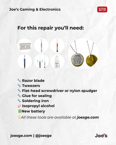 Beats By Dre Powerbeats Pro Earphones Round Battery Replacement (New) - Parts