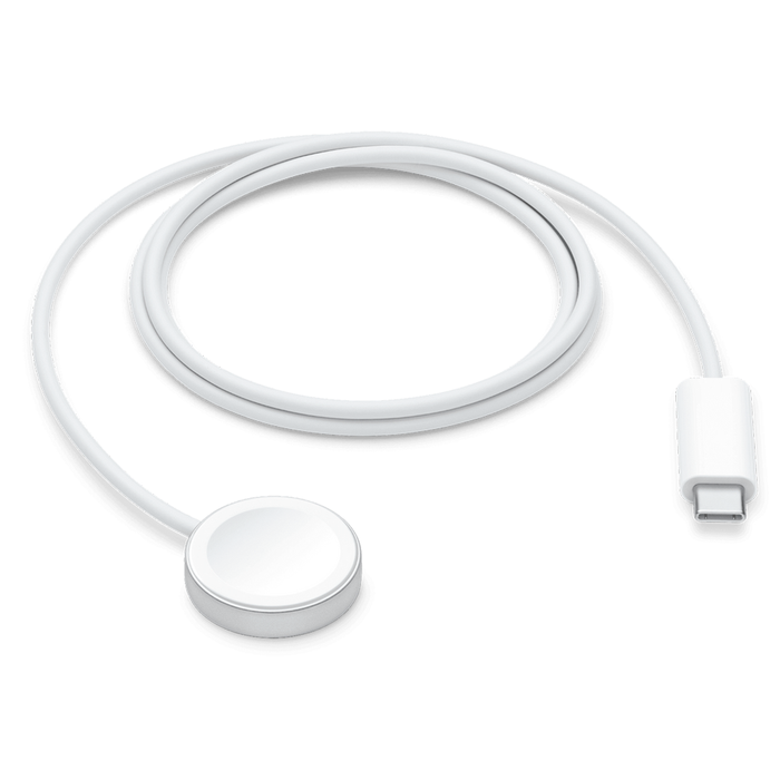 Apple Watch Magnetic Fast Charger to USB Type-C Cable 1M (White) - Accessories