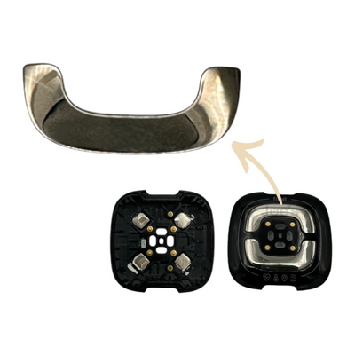 Fitbit Sense 2 FB521 Bottom Cover Metal Brackets Replacement (Silver) - Parts